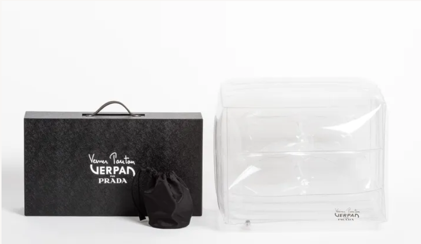 Iconic 1960s Inflatable Stool by Verner Panton - Re-edition For Prada