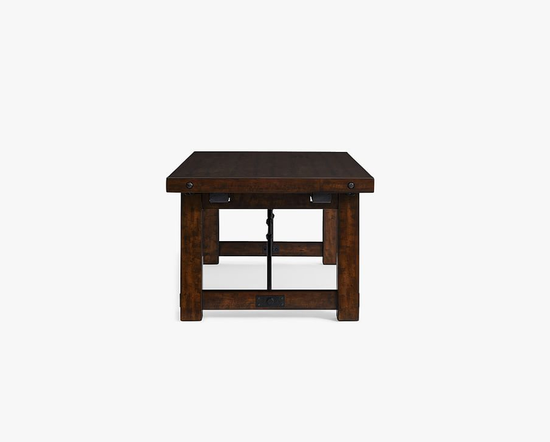 Benchwright Rustic Extendable Dining Table (42"-84" Not extended)