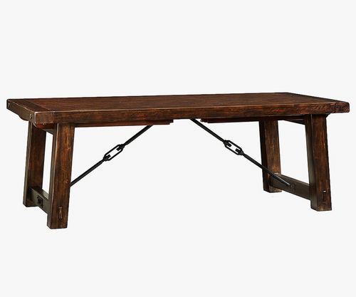 Benchwright Rustic Extendable Dining Table (42"-84" Not extended)